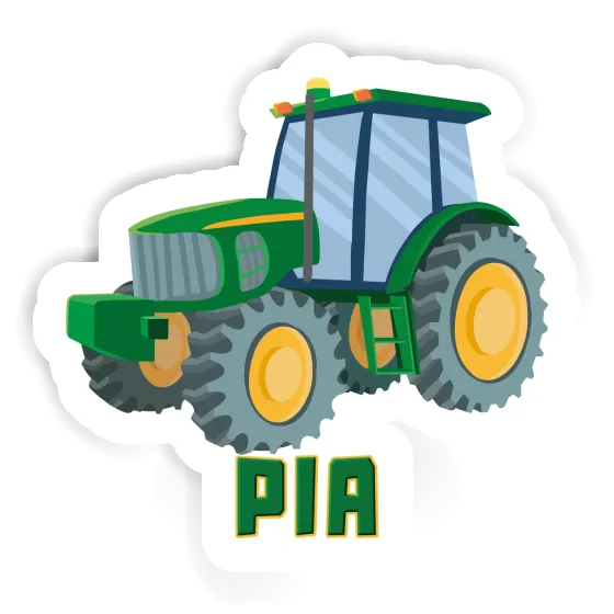 Sticker Pia Tractor Laptop Image