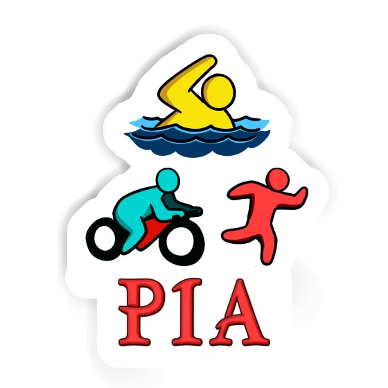 Triathlet Sticker Pia Notebook Image