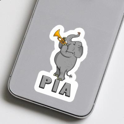 Sticker Elephant Pia Laptop Image