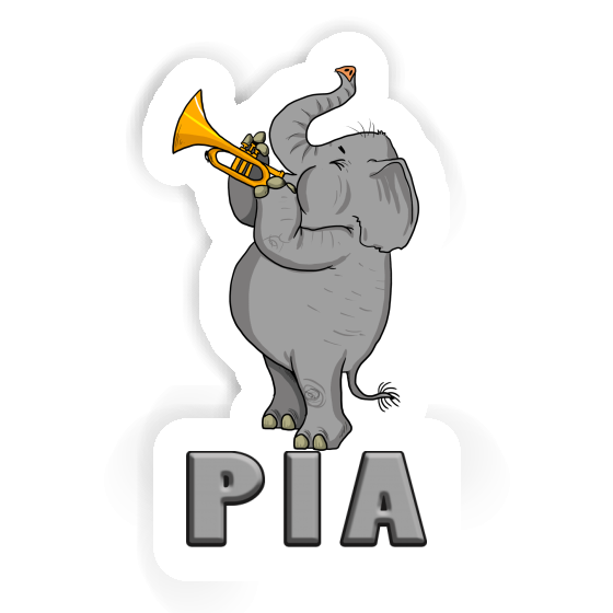 Sticker Elephant Pia Image