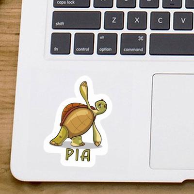 Pia Aufkleber Yoga-Schildkröte Laptop Image