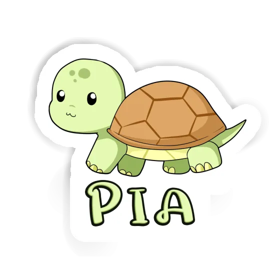 Sticker Pia Turtle Notebook Image