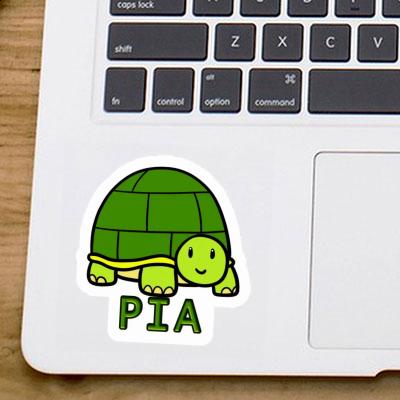 Sticker Schildkröte Pia Laptop Image