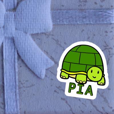 Sticker Turtle Pia Notebook Image