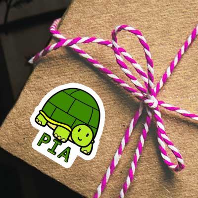 Sticker Turtle Pia Notebook Image