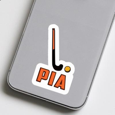 Sticker Pia Floorball Stick Image