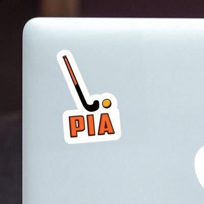 Sticker Pia Floorball Stick Notebook Image