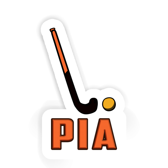 Sticker Pia Floorball Stick Laptop Image