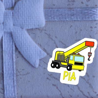 Sticker Pia Vehicle Crane Image