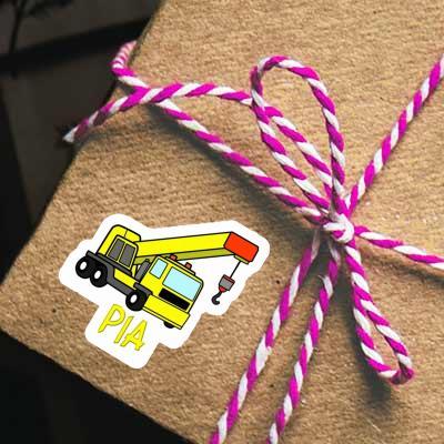 Sticker Pia Vehicle Crane Gift package Image