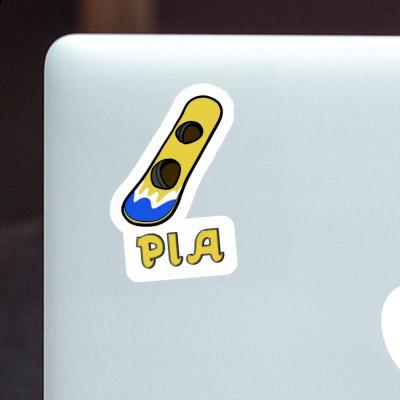 Autocollant Pia Wakeboard Laptop Image