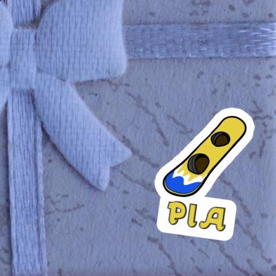 Wakeboard Sticker Pia Notebook Image