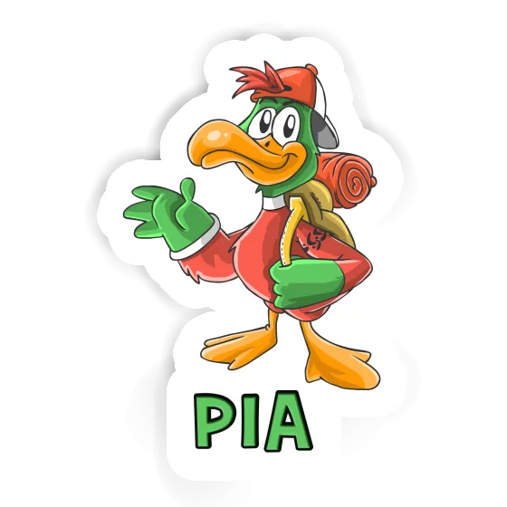 Sticker Wanderer Pia Laptop Image