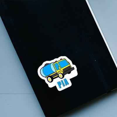 Water Truck Sticker Pia Notebook Image