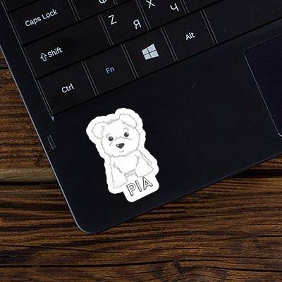 Pia Autocollant Westie Notebook Image