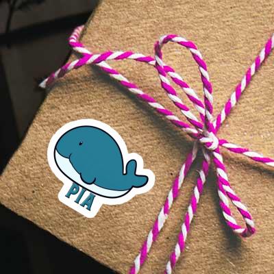 Sticker Pia Whale Fish Gift package Image