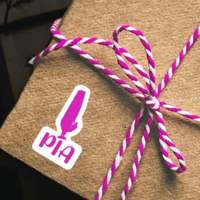 Pia Sticker Windsurfer Laptop Image