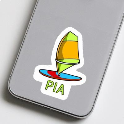 Sticker Windsurf Sail Pia Laptop Image