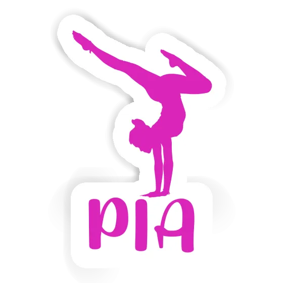 Sticker Pia Yoga Woman Gift package Image