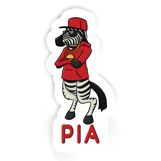 Zebra Sticker Pia Laptop Image