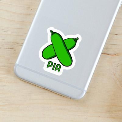 Sticker Pia Zucchini Laptop Image