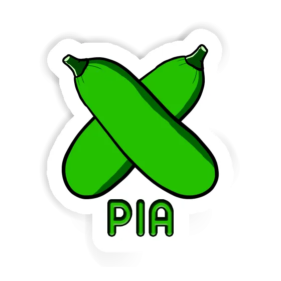 Zucchini Sticker Pia Laptop Image