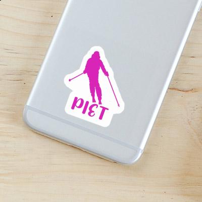 Sticker Piet Skier Notebook Sticker Piet Skier Gift package Image