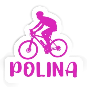 Sticker Polina Biker Image