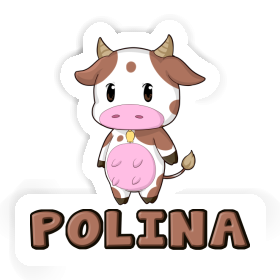 Cow Sticker Polina Image