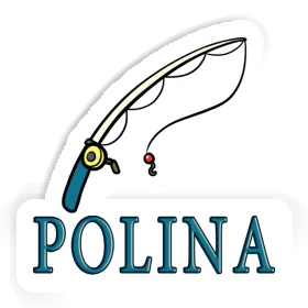 Sticker Polina Fishing Rod Image