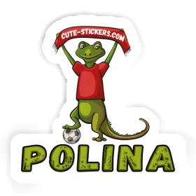 Polina Aufkleber Eidechse Image