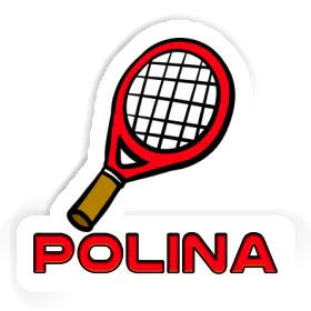 Tennisschläger Aufkleber Polina Image