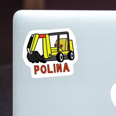 Sticker Polina Mini-Excavator Notebook Sticker Polina Mini-Excavator Gift package Image