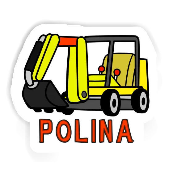 Sticker Polina Mini-Excavator Notebook Sticker Polina Mini-Excavator Notebook Image