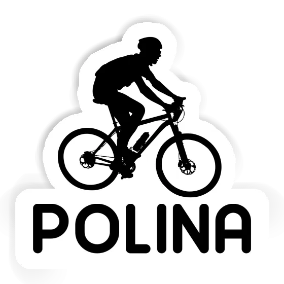 Sticker Polina Biker Notebook Sticker Polina Biker Gift package Image