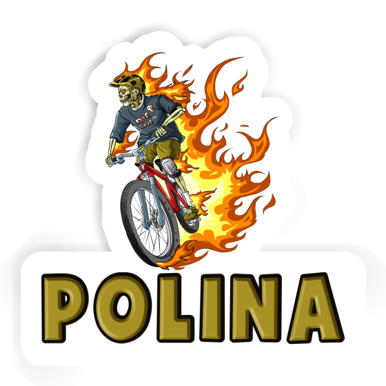 Freeride Biker Sticker Polina Notebook Freeride Biker Sticker Polina Gift package Image