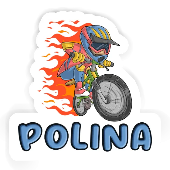 Biker Sticker Polina Notebook Biker Sticker Polina Notebook Image