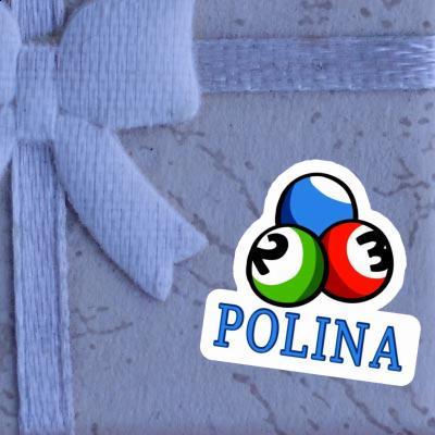 Aufkleber Billardkugel Polina Notebook Aufkleber Billardkugel Polina Gift package Image
