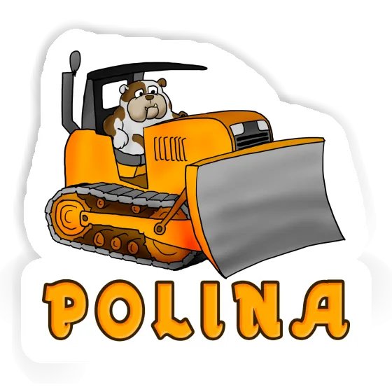 Polina Aufkleber Bulldozer Notebook Polina Aufkleber Bulldozer Gift package Image