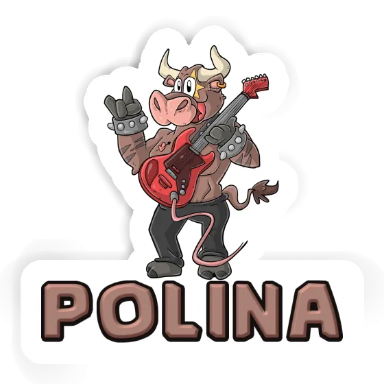 Autocollant Taureau rocker Polina Notebook Autocollant Taureau rocker Polina Gift package Image