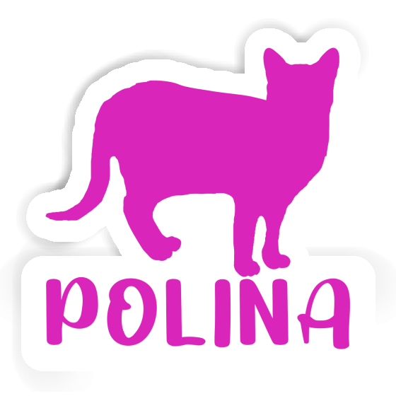 Aufkleber Polina Katze Aufkleber Polina Katze Image