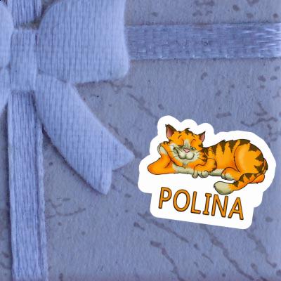 Aufkleber Katze Polina Notebook Aufkleber Katze Polina Gift package Image