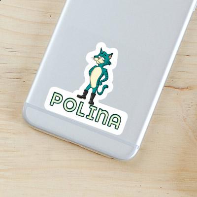 Sticker Polina Katze Notebook Image