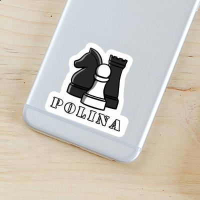 Sticker Chessman Polina Notebook Sticker Chessman Polina Gift package Image