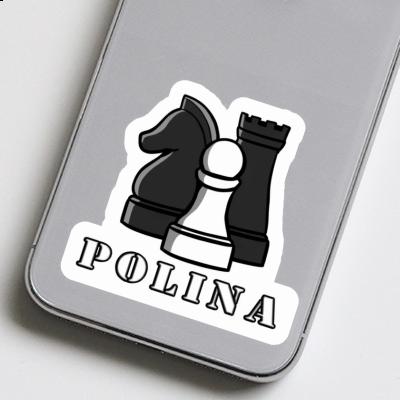 Pièce d'échec Autocollant Polina Notebook Image