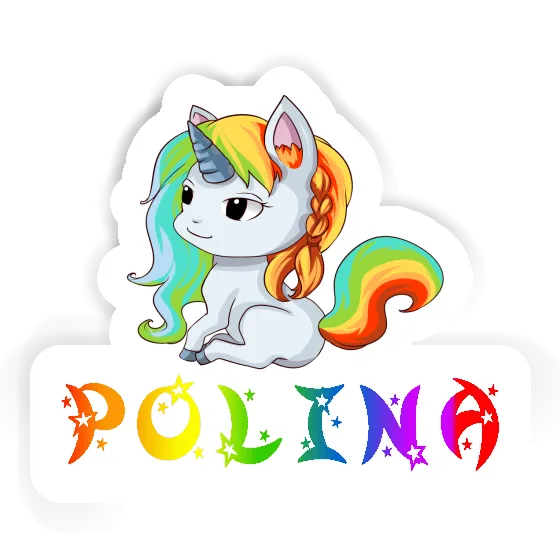Sticker Polina Unicorn Laptop Sticker Polina Unicorn Laptop Image