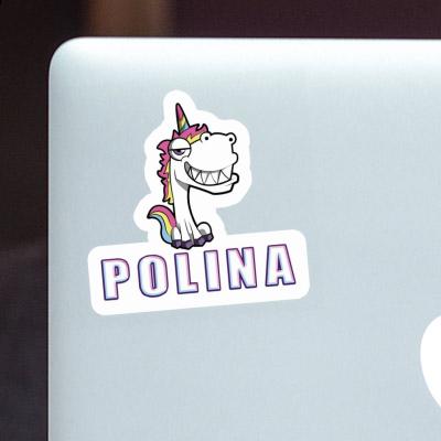 Sticker Polina Grinse-Einhorn Laptop Sticker Polina Grinse-Einhorn Laptop Image