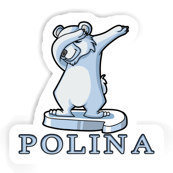 Autocollant Polina Ours polaire Image