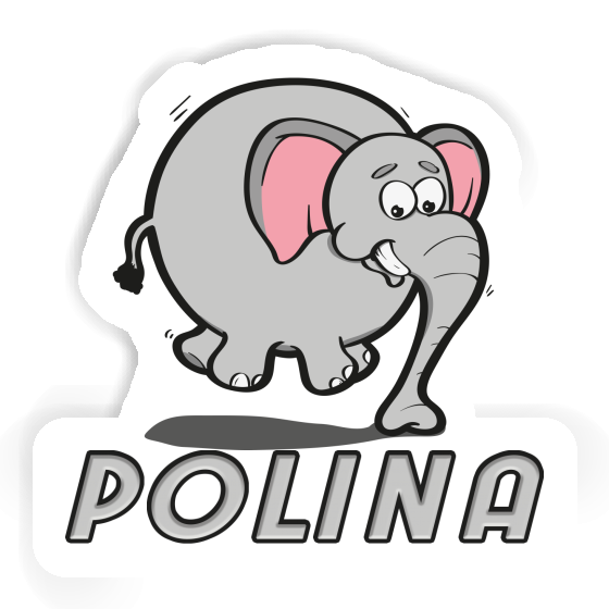 Sticker Polina Jumping Elephant Gift package Image