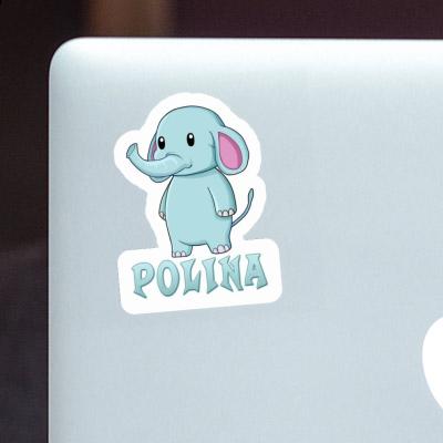 Sticker Elephant Polina Notebook Image